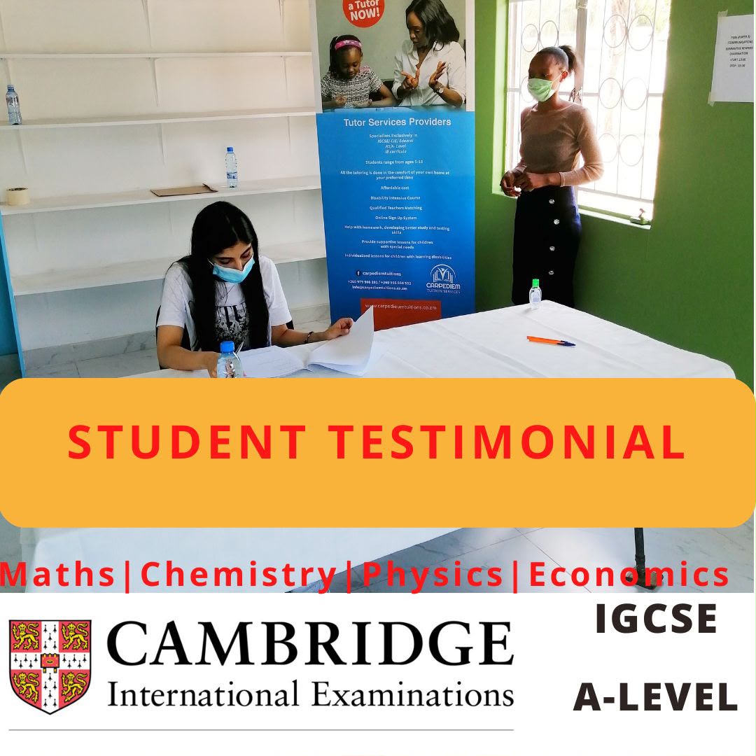 Carpe Diem learners in an IGCSE tuition session