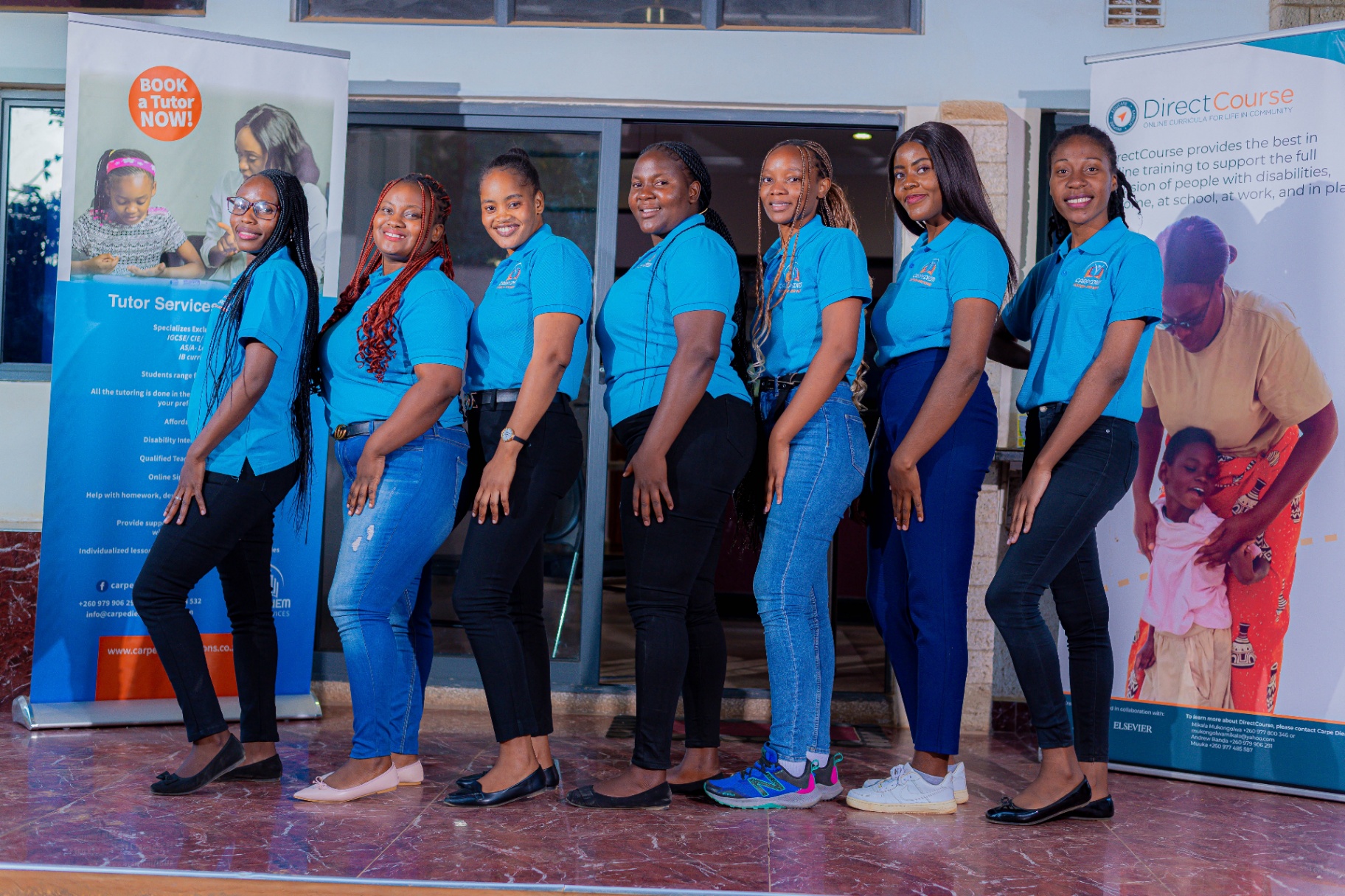 Carpe Diem team members smiling together